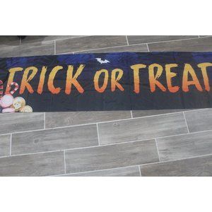 Halloween Decorations Outdoor Trick or Treat  Spooky Halloween HUGE BANNER